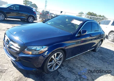 2018 Mercedes-Benz C 300 from USA, damaged, VIN WDDWF4JB4JR398803